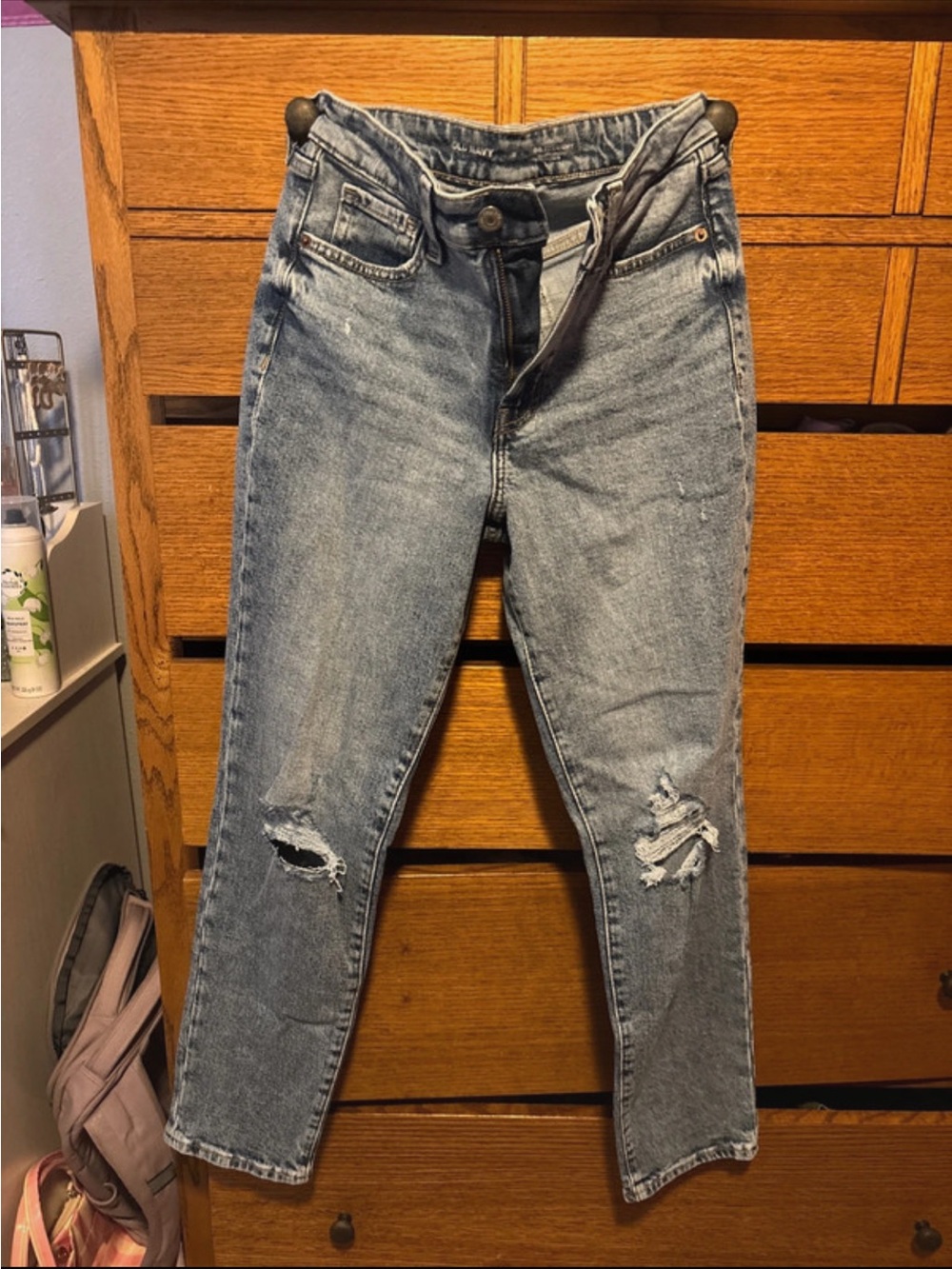 Old Navy Boyfriend Jeans - Medium Washed Blue